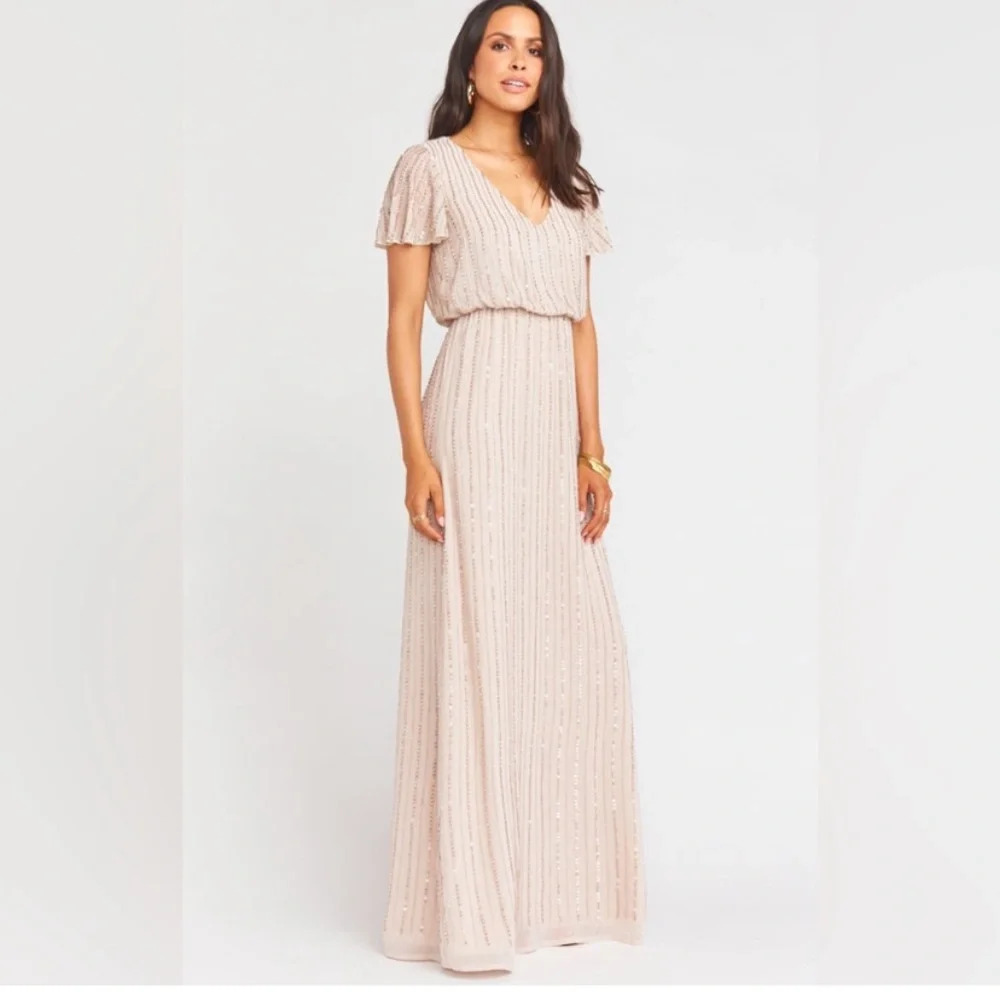 Show Me Your MuMu Michelle Beaded Maxi Dress